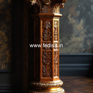 Luxury Wooden Pillar Designs for Interior Decor