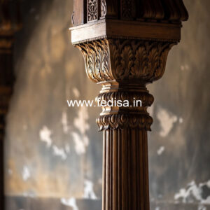 Wooden Pillar Designs for Rich Interiors