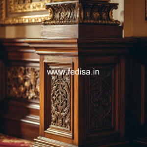 Wooden Pillar Designs for High-End Interiors