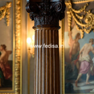 Wooden Pillar Designs for Rich Home Decor