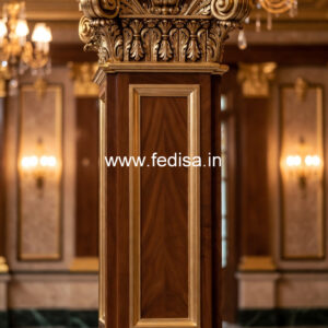 Wooden Pillar Designs for Rich Look