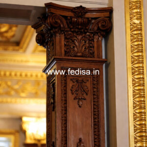 Wooden Pillar Designs for Luxury Feel