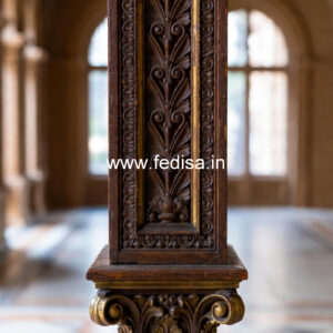 Wooden Pillar Designs That Feel Like Palace Decor