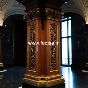 Wooden Pillar Designs That Feel Premium Interiors