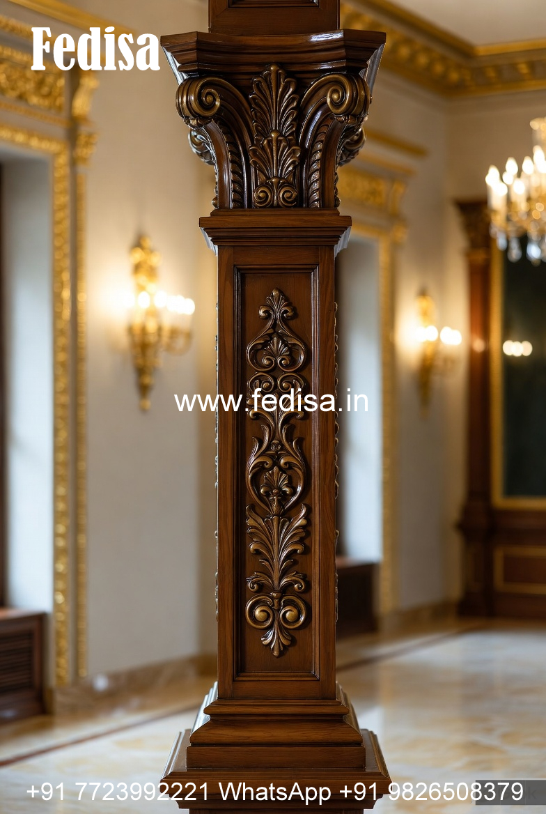Wooden Pillar Designs That Look Grand & Beautiful