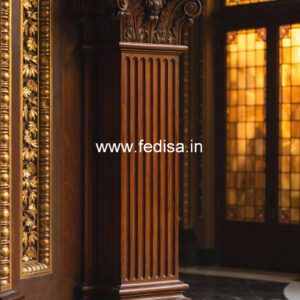 Wooden Pillar Designs That Feel Royal Interiors