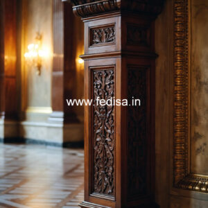 Wooden Pillar Design for Modern House