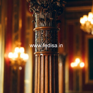 Wooden Pillar Design for Traditional House