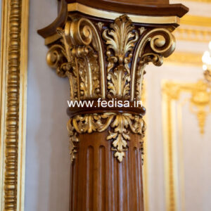 Wooden Pillar Design for Interior Concepts