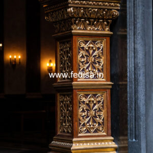 Wooden Pillar Designs That Add Royal Touch