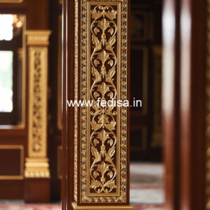 Eye-Catching Wooden Pillar Designs for Hall