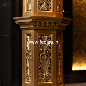 Wooden Pillar Designs with Premium Finish