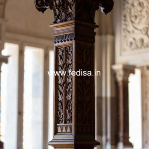 Wooden Pillar Designs That Look Luxury
