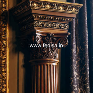 Gorgeous Wooden Pillar Designs for Living Spaces