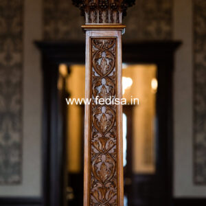 Wooden Pillar Designs That Feel Like Palace