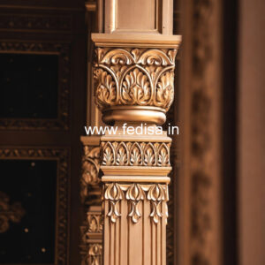 Wooden Pillar Designs for High-End Interiors